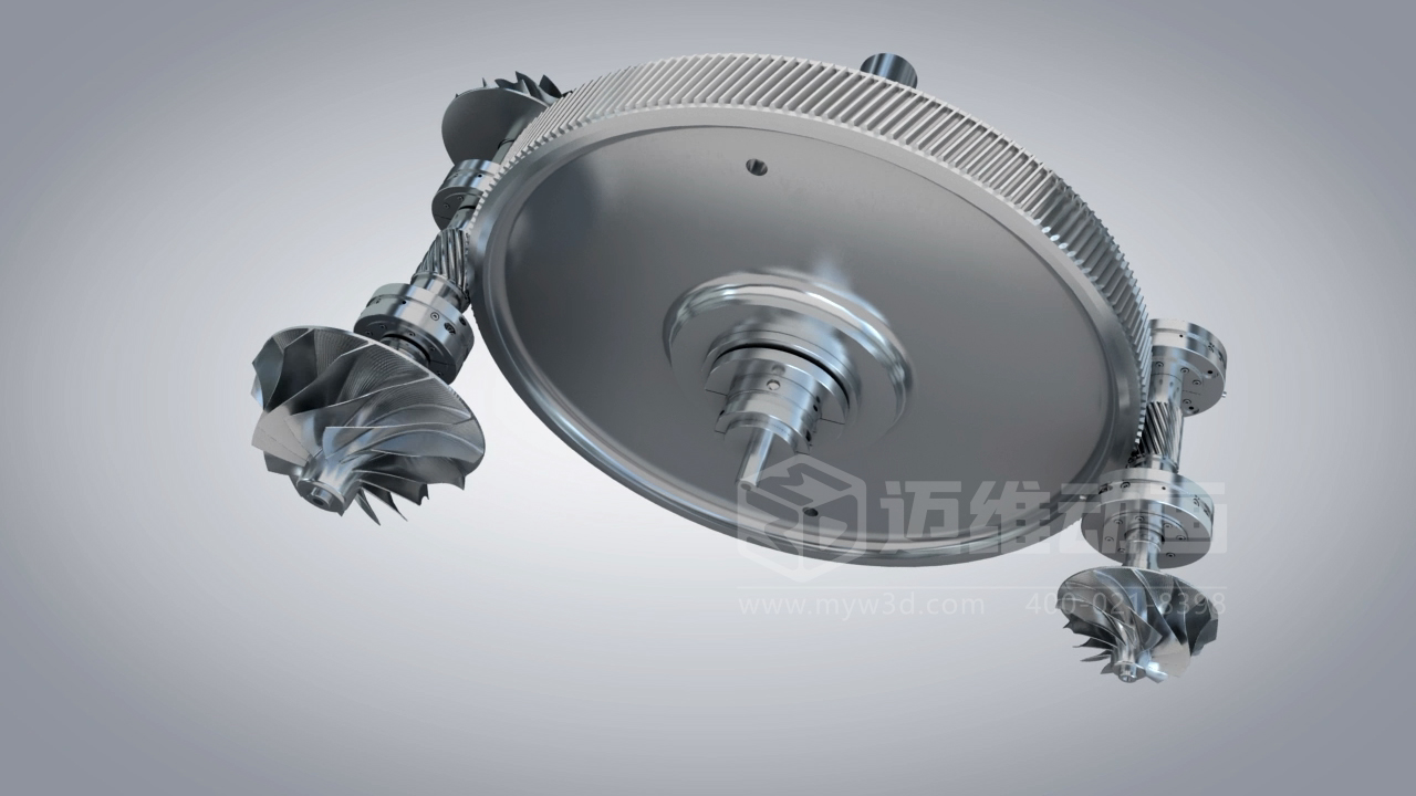 壓縮機(jī)工作原理三維動畫：離心式空壓機(jī)營銷的 “致勝法寶”！(圖1)