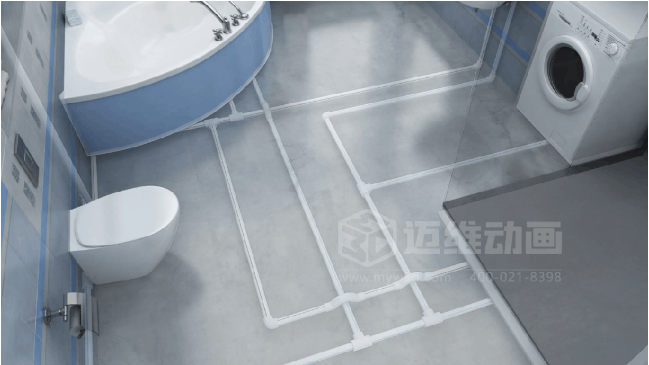 三維動畫如何重塑管道行業(yè)營銷格局？深度解析家裝管材3D可視化傳播利器(圖6)