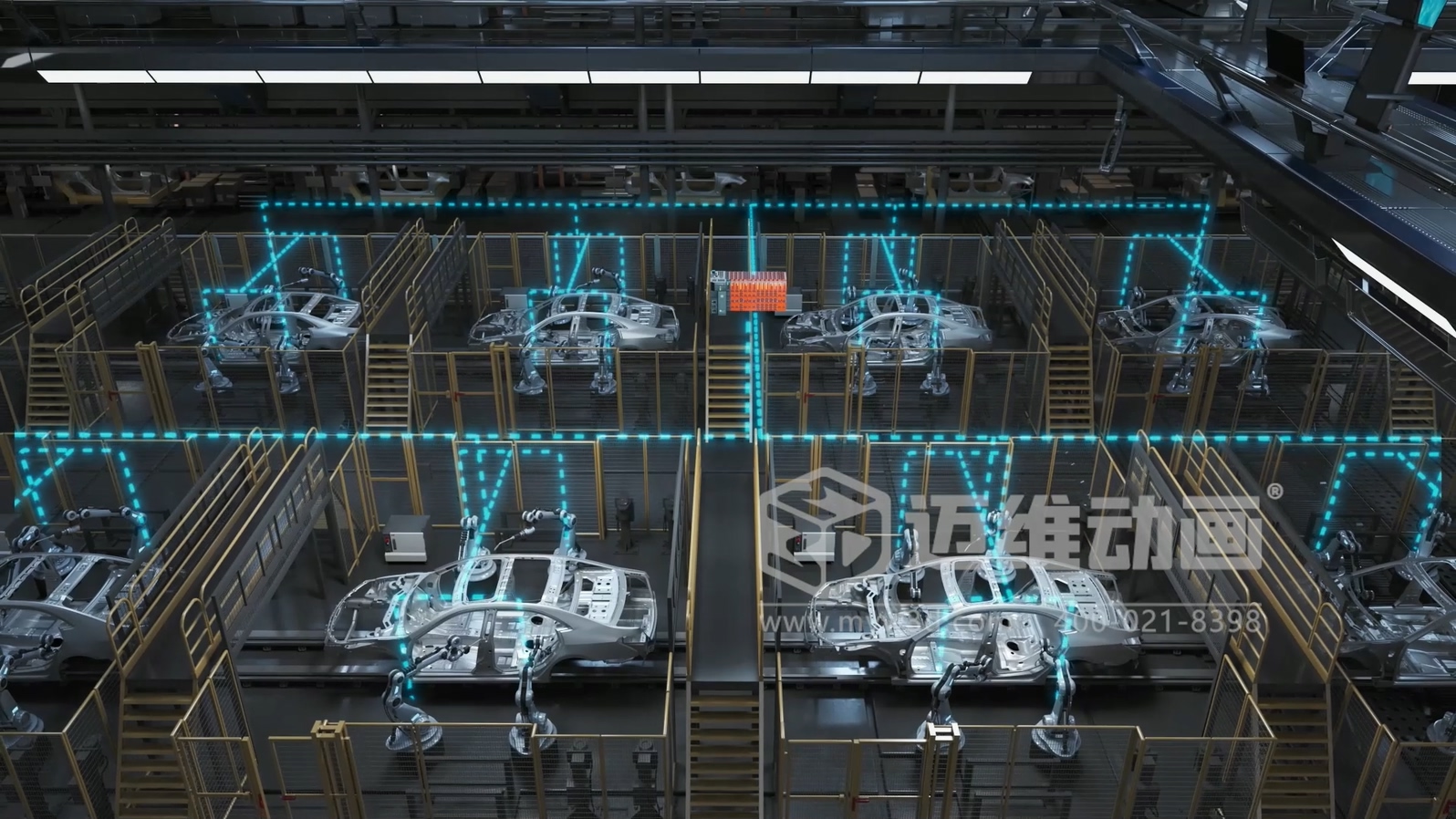 工業(yè)自動(dòng)化 3D 動(dòng)畫如何精準(zhǔn)呈現(xiàn)？邁維動(dòng)畫為可編程邏輯控制器打造爆款產(chǎn)品動(dòng)畫宣傳片(圖4)