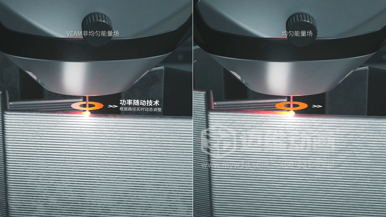 想讓客戶秒懂你的 3D 打印機？用三維動畫展示激光送絲設備生產工藝，接單更輕松(圖5)